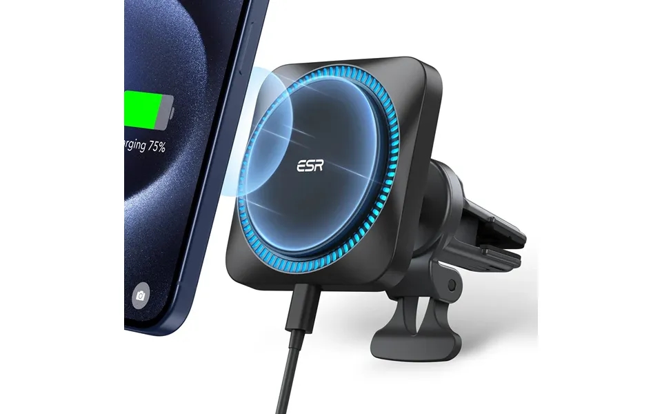 Wireless Car Charger With Cryoboost Halolock - Wireless Charger