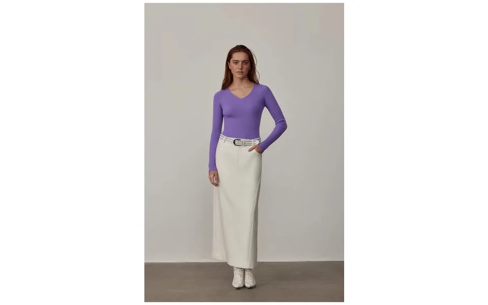 Stobe Worsted Low-waisted Fashionable Versatile Suit Retro Neutral Straight Skirt