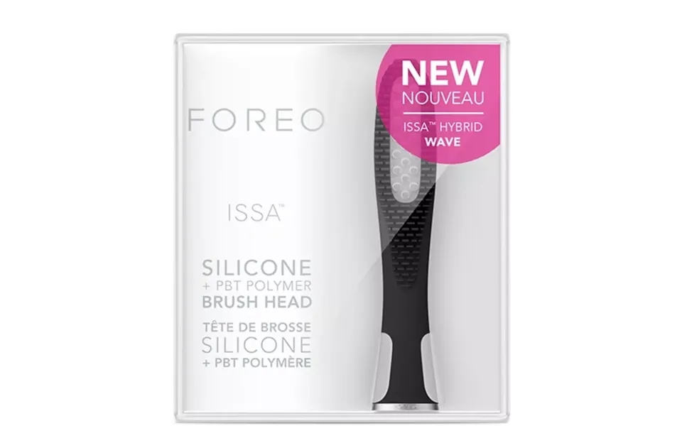 Issa Hybrid Wave Replacement Brush Head Black