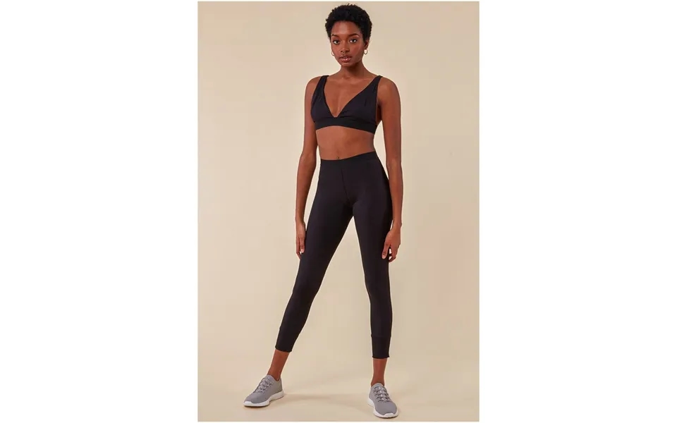 Cosmochic Bralette & Legging Workout Lounge Set - Black