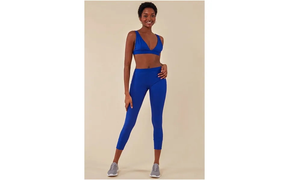 Cosmochic Bralette & Legging Workout Lounge Set - Blue