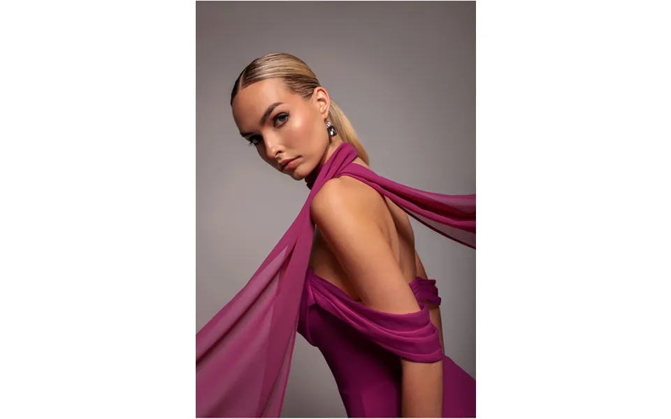 Goddiva Chiffon Scarf - Magenta