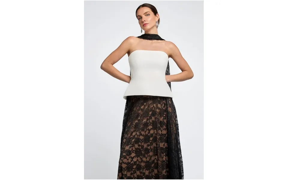 Goddiva Floral Lace Scarf