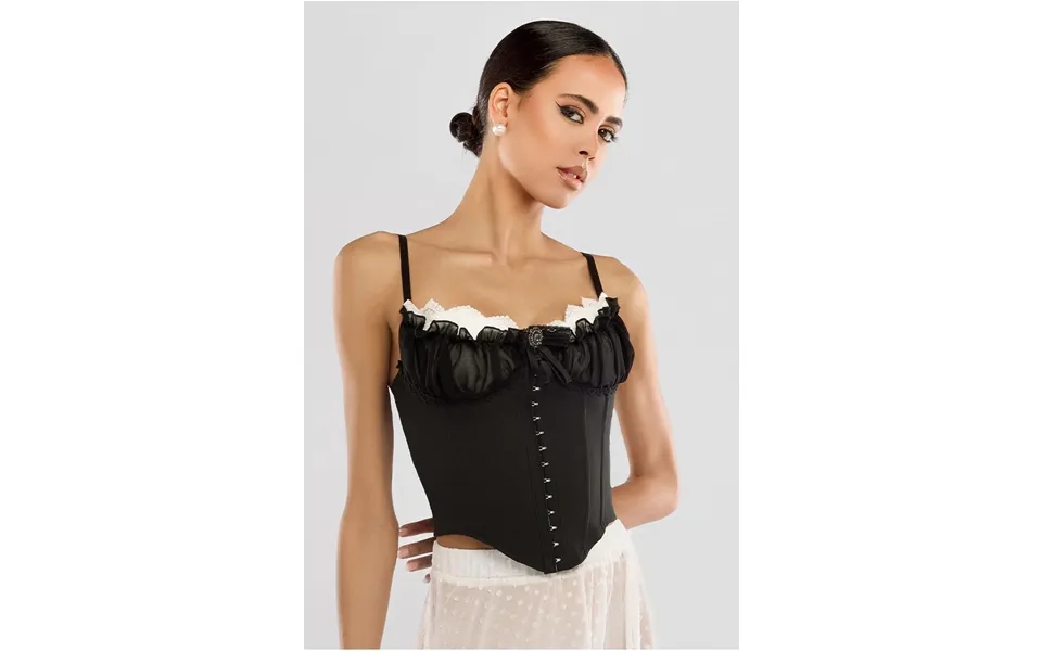 Goddiva Front Fastened Milk Maid Corset