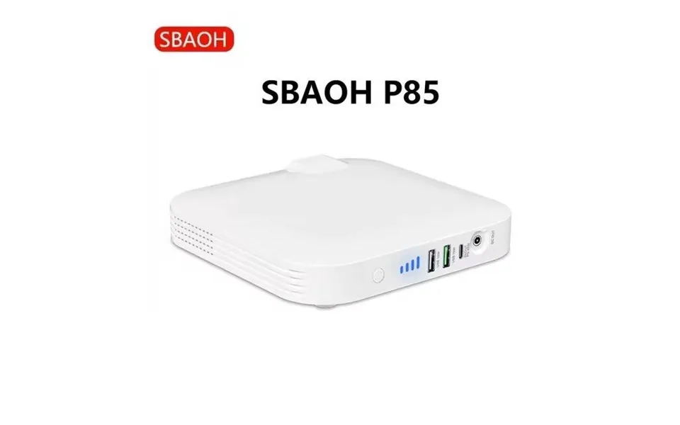 Eu Direct Sbaoh P85 Power Station 65wh 100w Solar Generator With Ac Dc Usb Portable Solar Generator Battery Camping Outd