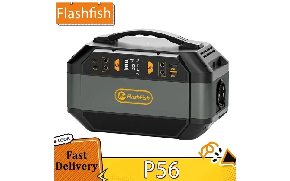 Flashfish P56 Portable Power Station 330w 288wh Save Now 30 Off With Exclusive Code