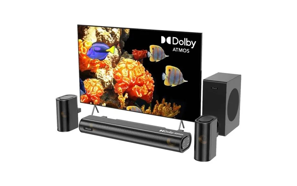 Hiwill 4.1ch Soundbar With Dolby Atmos - 300 W Soundbar For Tv Devices With Subwoofer