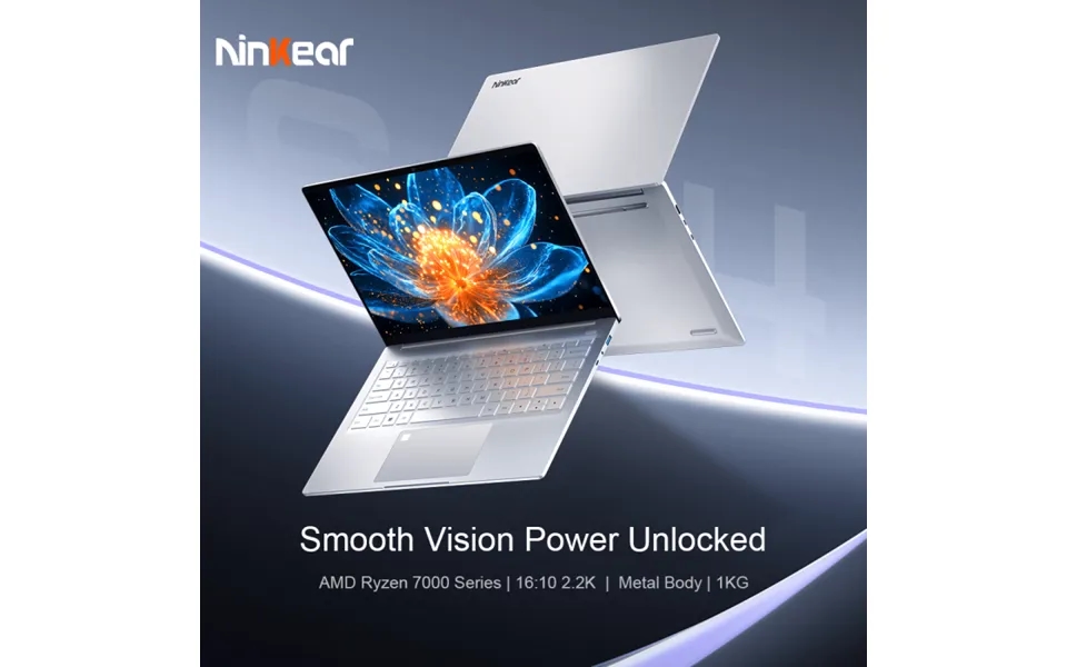 Ninkear S14 Laptop Touch Screen Tablet Amd Ryzen 5 7535hs 14 Inch 16gb Lpddr5 1tb Ssd Computer Notebook Wifi 6 November