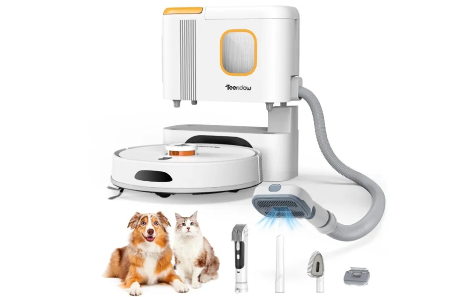 Teendow D20s Max Robot Vacuum And Mop 6000pa Robot Vacuum Mop Cleans Pet Hair Precisense Lidar Navigation App And Voice