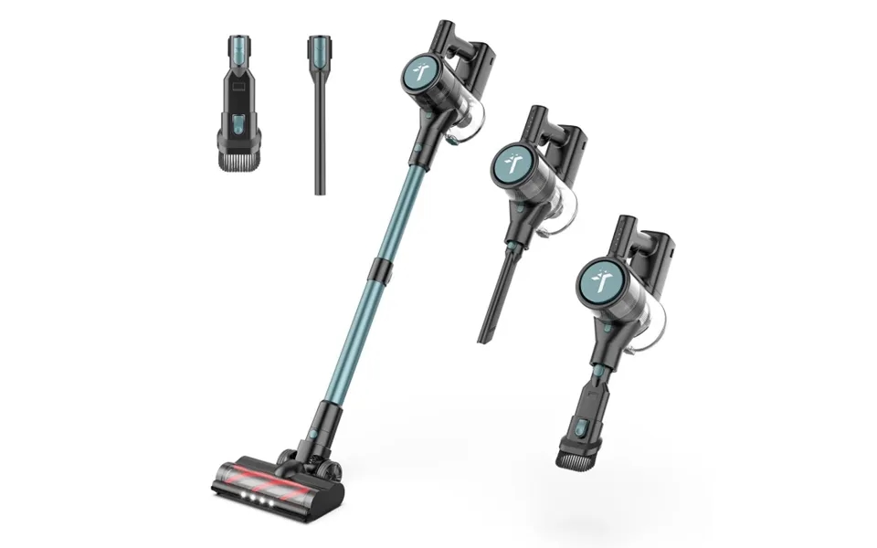 Teendow P11 Pro Cordless Vacuum Cleaner 126kpa Powerful Suction 30min Runtime 2200mah 450ml Dust Capacity Quiet Operatio