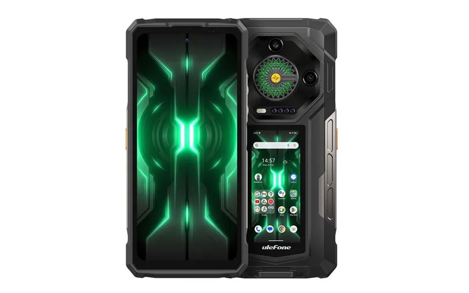 Ulefone Armor 33 Pro Rugged Smartphone 5g Dual Screen 6.95 120hz 16gb 512gb 25500mah Battery 66w 64mp Night Vision Nfc 2