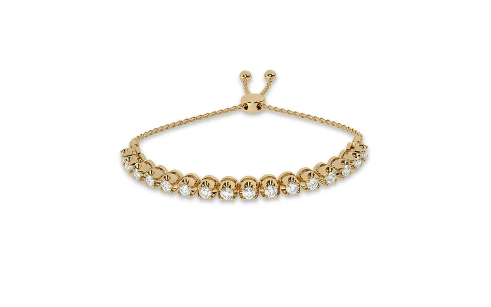 Quintessential Lab Grown Diamond Bolo Bracelet 1 Ct. Tw. -10k Yellow Gold