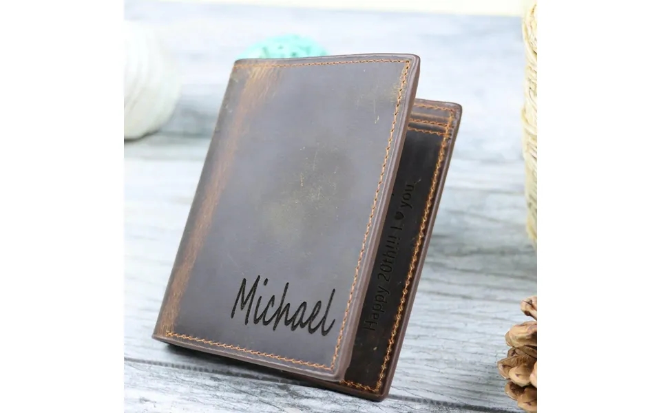 Leather Trifold Wallet - Real Leather