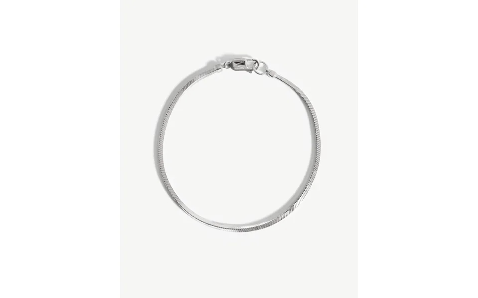 Mens Square Snake Chain Bracelet