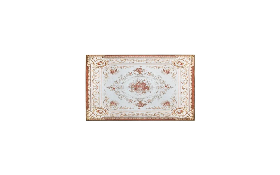 Aubusson Beige Washable Rug