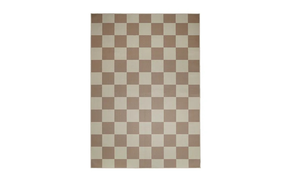 Jute Jaya Checkered Natural Washable Rug 5'x7'