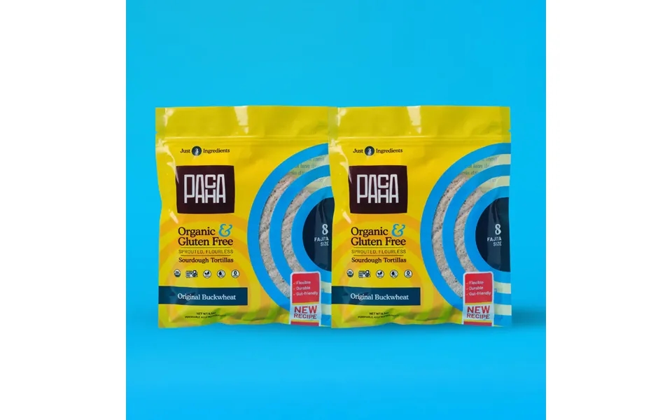 Sourdough Buckwheat Tortillas - Original Buckwheat Fajita 2-pack