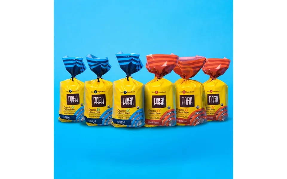 Sprouted Sourdough Buckwheat Bread - English Muffins Variety 6 Pack