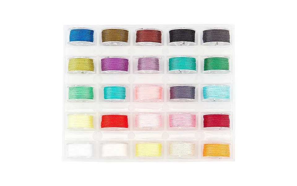 25 Rolls Polyester Bobbin Thread