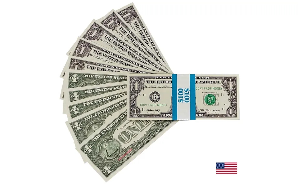 1 United States New Series Full Print Premier Prop Money Stack