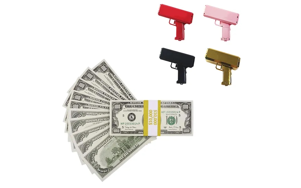 10,000 1990 Series Stack With Money Gun