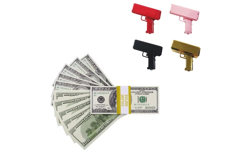 10,000 2000 Series Stack With Money Gun