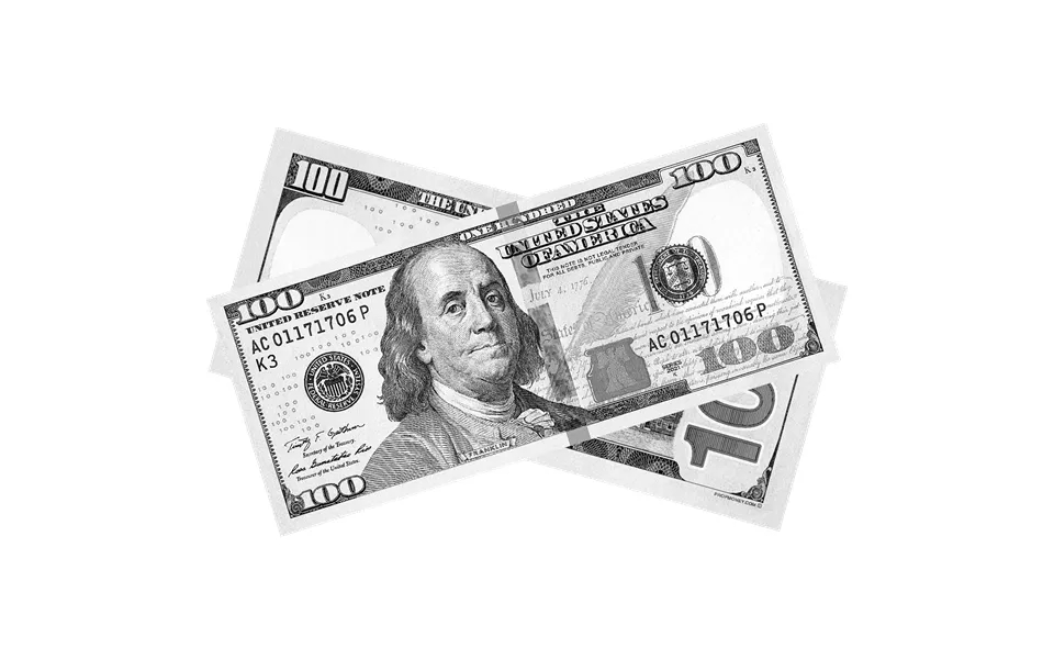 100x 100 New Series Monochrome Gray Bills