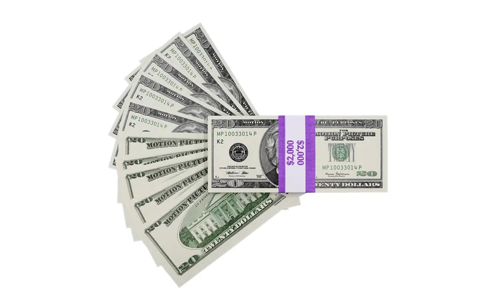 2,000 Full Print 2000 Series Stack