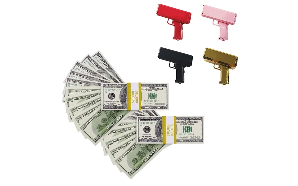 20,000 2000 Series Stacks With Money Gun