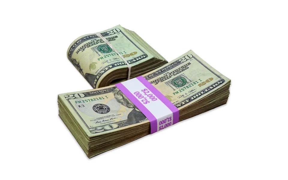 4,000 Realaged Full Print New Series Stack & Band Pack