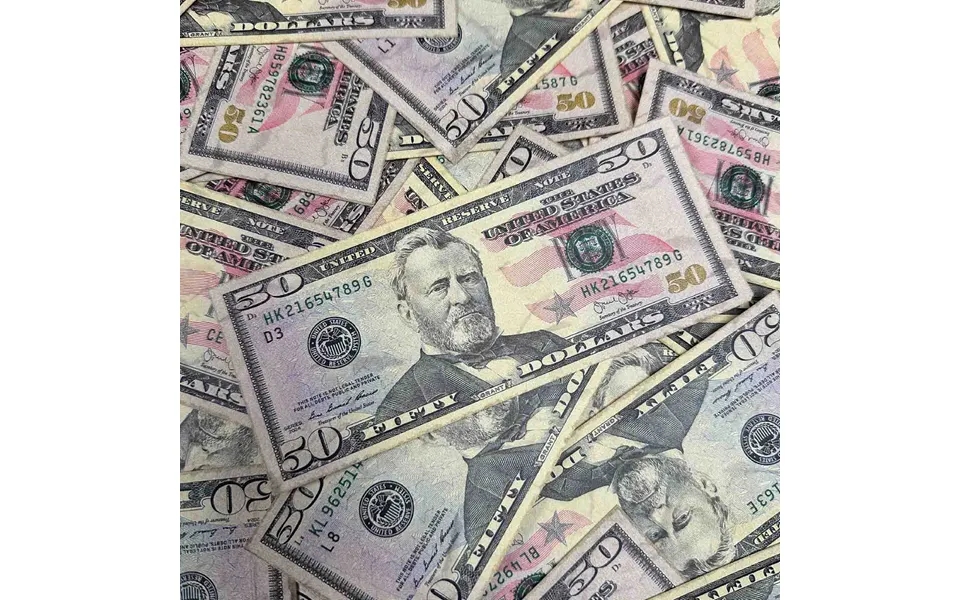 50 Close-up Realaged New Series Bills Realistic Hero Prop Money