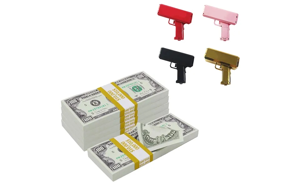 50,000 1990 Series Stacks With Money Gun