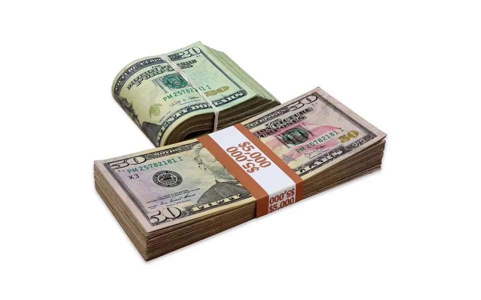 7,000 Realaged Full Print New Series Stack & Band Pack