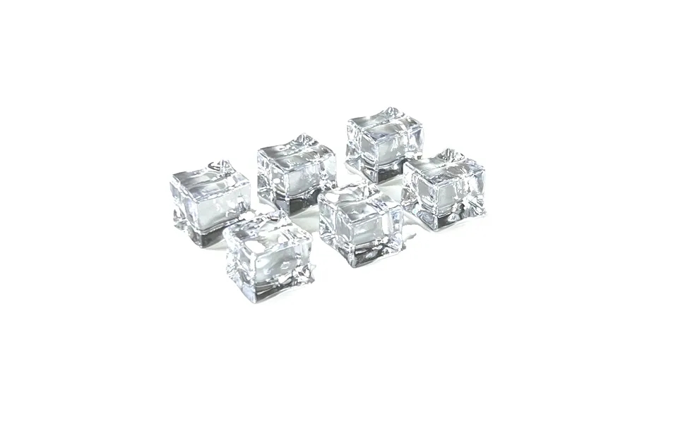 Acrylic Crystal Ice Cube - 6 Pieces