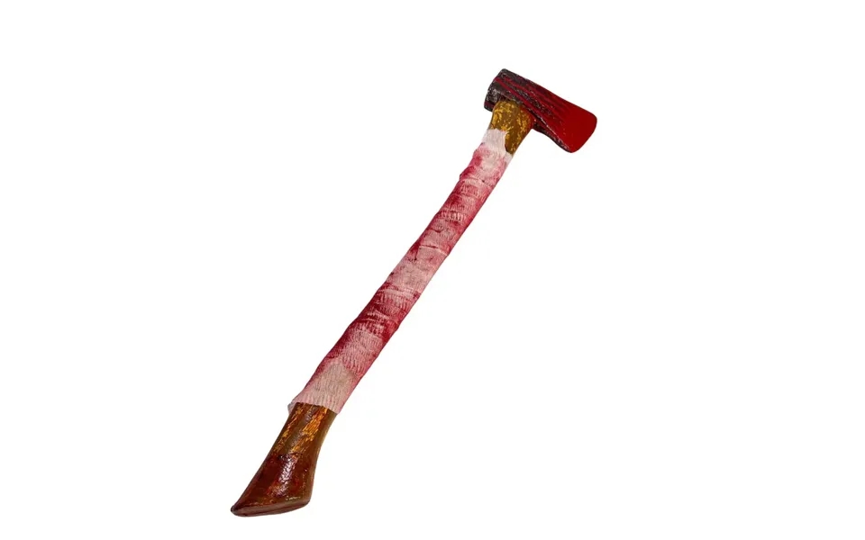 Foam Rubber 22.5 Inch Medium Sized Hatchet Axe Prop - Bloody Gauze