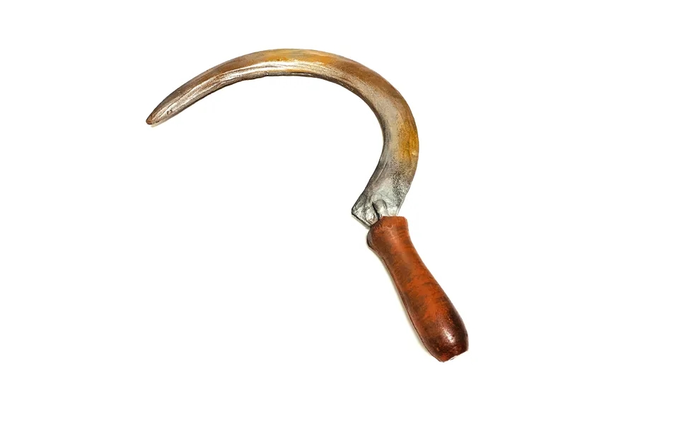 Foam Rubber Hand Sickle - Rusty Head With Aged Handle