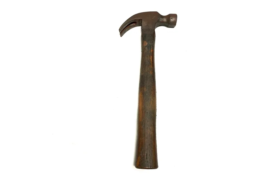 Foam Rubber Standard Claw Hammer Stunt Prop - Rusty Head With Aged Handle