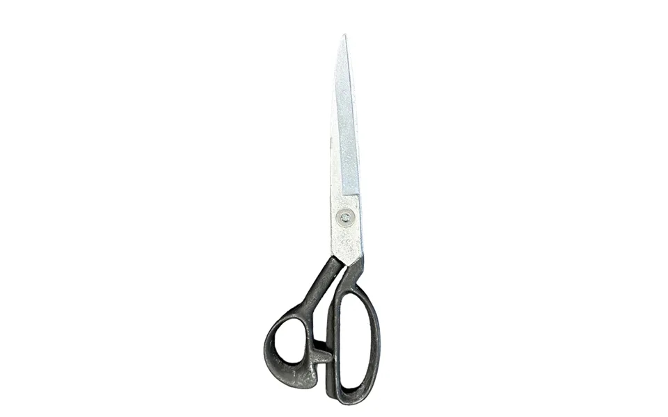 Large Foam Rubber Scissors Or Shears With Functional Moving Parts - Chrome With Black Handle