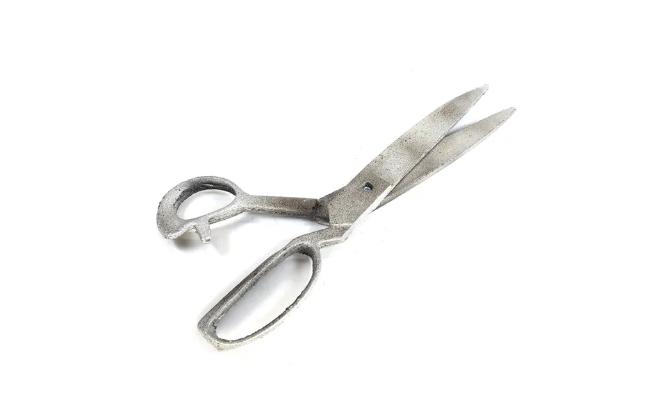 Large Foam Rubber Scissors Or Shears With Functional Moving Parts - Rusted Chrome