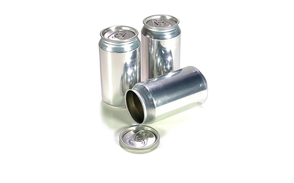 Real Unfilled Bright Aluminum Can With End - Pop, Soda Or Beer Can Blank