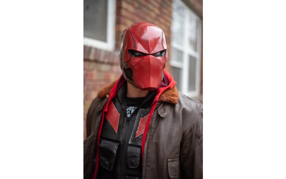 Ronin Vigilante Helmet Cosplay - Red