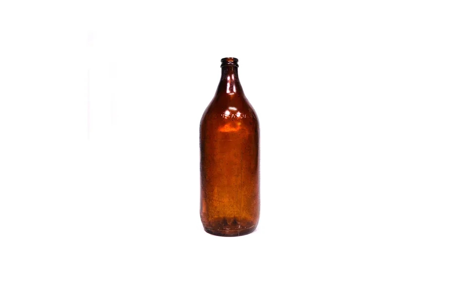 Smashprops Breakaway 32oz Beer Bottle Prop - Amber Brown Translucent