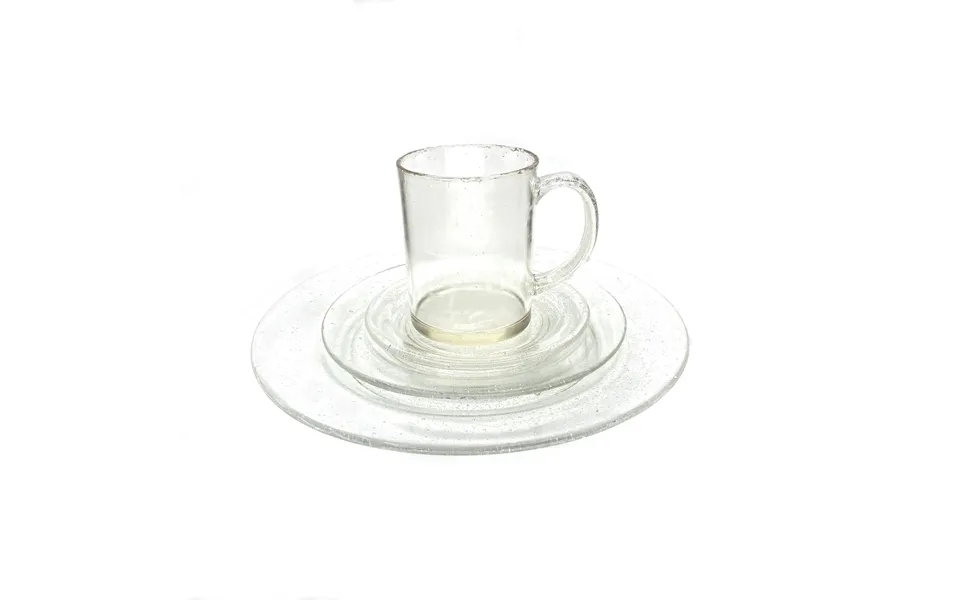 Smashprops Breakaway 4 Piece Place Setting - Clear Translucent