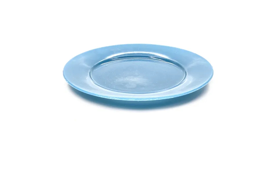 Smashprops Breakaway Large Dinner Plate - Light Blue Opaque
