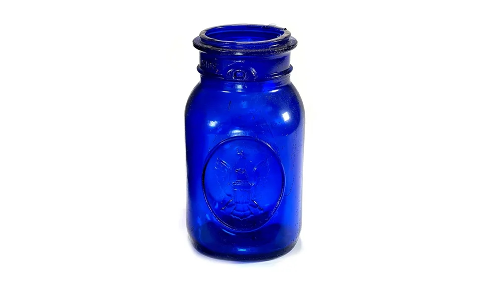 Smashprops Breakaway Large Mason Jar Prop - Cobalt Blue Translucent