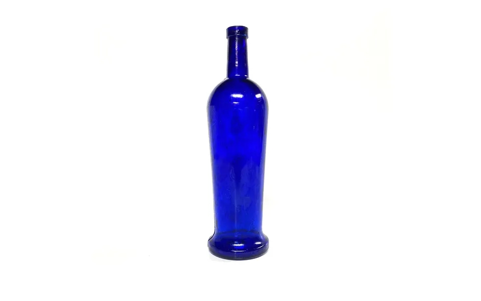 Smashprops Breakaway Premium Vodka Bottle Prop - Cobalt Blue Translucent