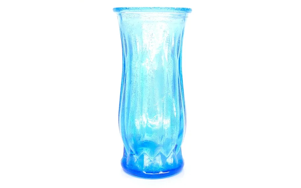 Smashprops Breakaway Round Tall Vase 8.5 Inch - Light Blue Translucent