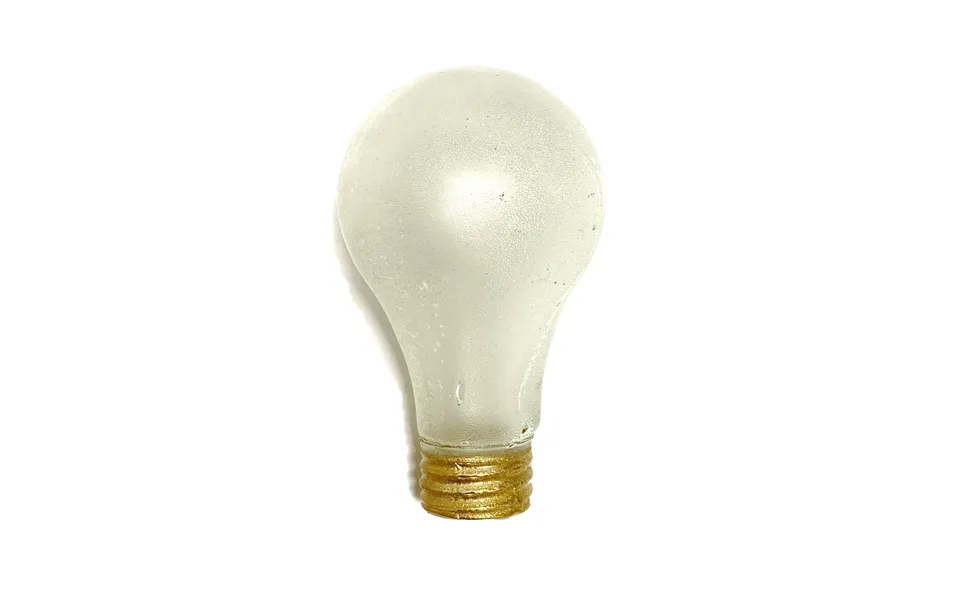 Smashprops Breakaway Standard Light Bulb - Frosted Bulb Gold Base