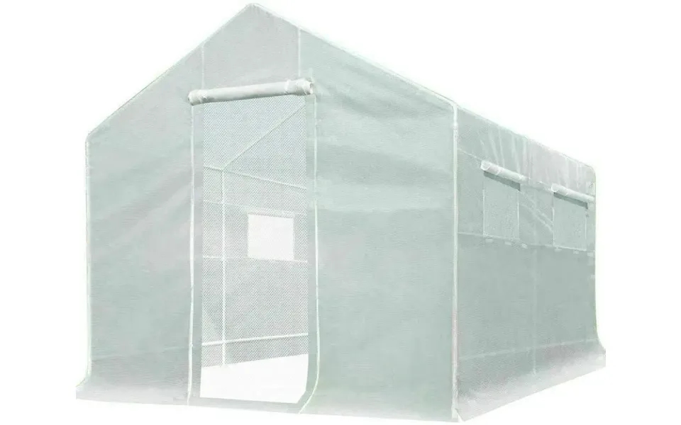10' X 9' X 8' Backyard Greenhouse-white