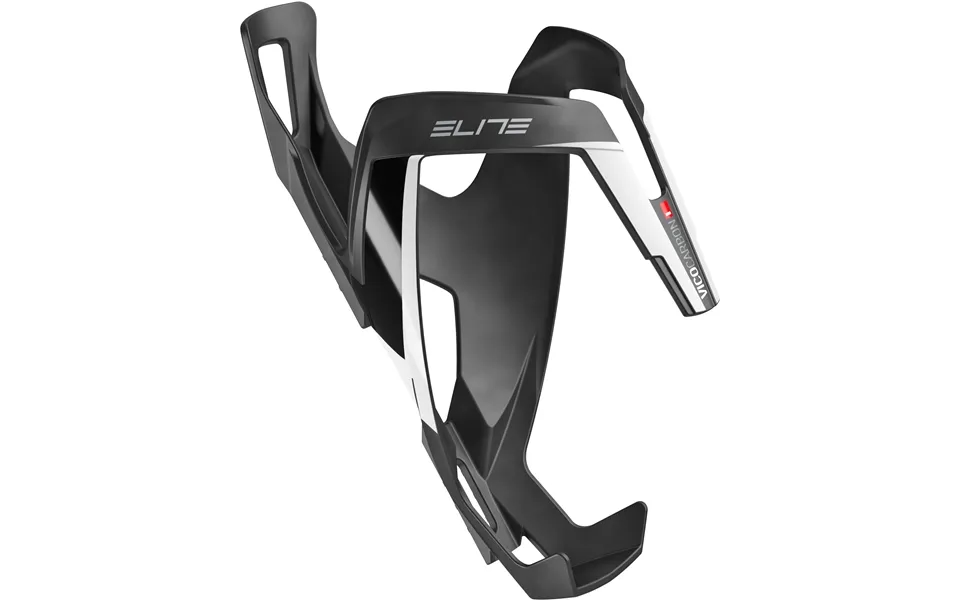 Elite Vico Carbon Bottle Cage Matt Black White